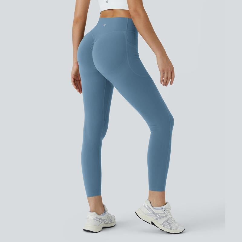 Halara Women'S Ultrasculpt Socinched High Waisted Scrunch Butt Lifting Tummy Control Side Pocket Training Leggings No Front Crotch Seam #Novatopfinds #Rushready2025 #Fall #Fallfasion