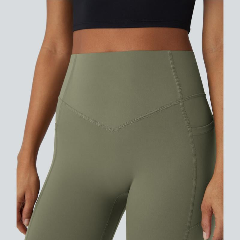 Halara Women'S Ultrasculpt Socinched High Waisted Scrunch Butt Lifting Tummy Control Side Pocket Training Leggings No Front Crotch Seam #Novatopfinds #Rushready2025 #Fall #Fallfasion