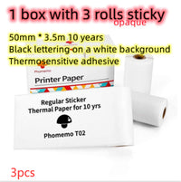 Portable Mini Thermal Label Printer Home Photo Printer Student Wrong Question Printer Bluetooth-Compatible Mini Label Printer Price Tag