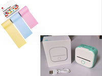 Portable Mini Thermal Label Printer Home Photo Printer Student Wrong Question Printer Bluetooth-Compatible Mini Label Printer Price Tag
