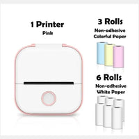 Portable Mini Thermal Label Printer Home Photo Printer Student Wrong Question Printer Bluetooth-Compatible Mini Label Printer Price Tag