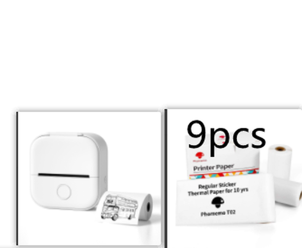 Portable Mini Thermal Label Printer Home Photo Printer Student Wrong Question Printer Bluetooth-Compatible Mini Label Printer Price Tag