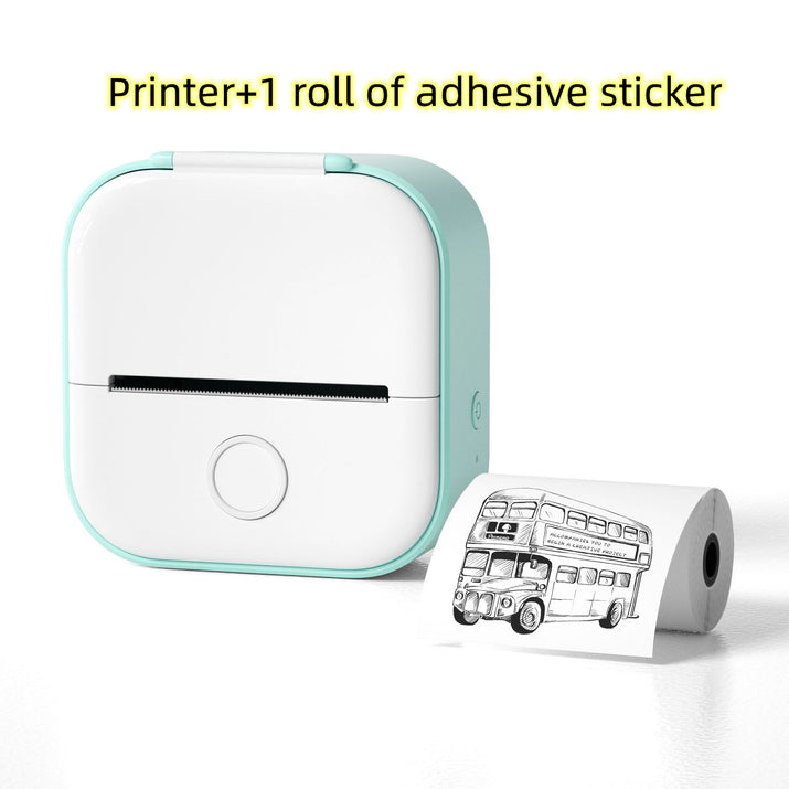 Portable Mini Thermal Label Printer Home Photo Printer Student Wrong Question Printer Bluetooth-Compatible Mini Label Printer Price Tag