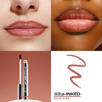 LIP LINER STAY-N - Peel-Off Lip Liner Stain - All Day & Night Lipliner with Hyaluronic Acid & Vitamin E - Long Lasting Formula - 0.12 Fl Oz / 3.5 Ml