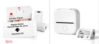 Portable Mini Thermal Label Printer Home Photo Printer Student Wrong Question Printer Bluetooth-Compatible Mini Label Printer Price Tag