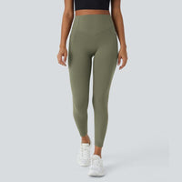 Halara Women'S Ultrasculpt Socinched High Waisted Scrunch Butt Lifting Tummy Control Side Pocket Training Leggings No Front Crotch Seam #Novatopfinds #Rushready2025 #Fall #Fallfasion