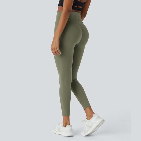 Halara Women'S Ultrasculpt Socinched High Waisted Scrunch Butt Lifting Tummy Control Side Pocket Training Leggings No Front Crotch Seam #Novatopfinds #Rushready2025 #Fall #Fallfasion