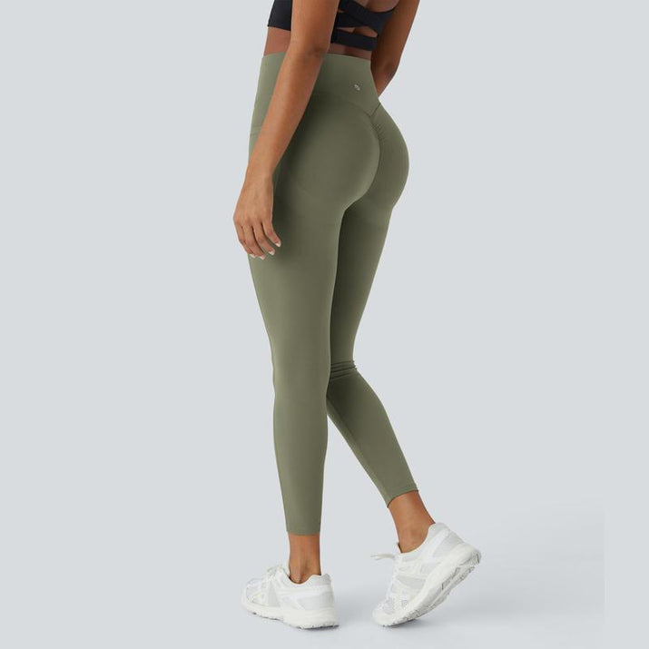 Halara Women'S Ultrasculpt Socinched High Waisted Scrunch Butt Lifting Tummy Control Side Pocket Training Leggings No Front Crotch Seam #Novatopfinds #Rushready2025 #Fall #Fallfasion