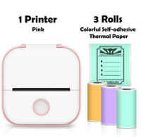 Portable Mini Thermal Label Printer Home Photo Printer Student Wrong Question Printer Bluetooth-Compatible Mini Label Printer Price Tag