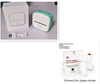 Portable Mini Thermal Label Printer Home Photo Printer Student Wrong Question Printer Bluetooth-Compatible Mini Label Printer Price Tag