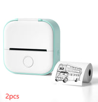 Portable Mini Thermal Label Printer Home Photo Printer Student Wrong Question Printer Bluetooth-Compatible Mini Label Printer Price Tag