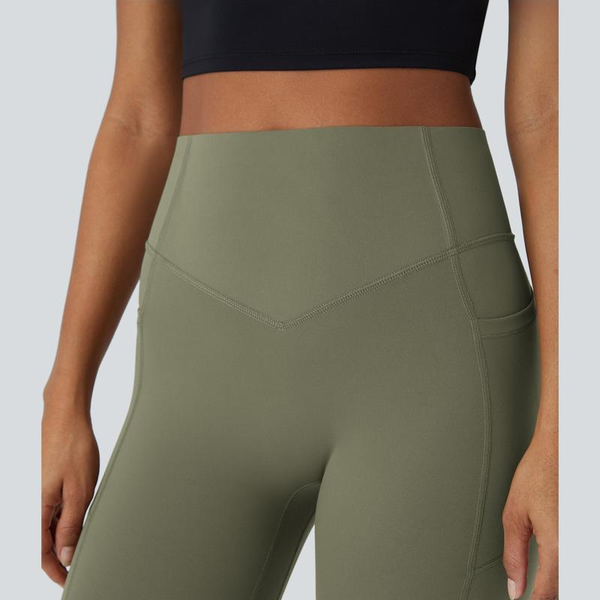 Halara Women'S Ultrasculpt Socinched High Waisted Scrunch Butt Lifting Tummy Control Side Pocket Training Leggings No Front Crotch Seam #Novatopfinds #Rushready2025 #Fall #Fallfasion