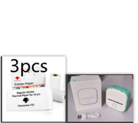Portable Mini Thermal Label Printer Home Photo Printer Student Wrong Question Printer Bluetooth-Compatible Mini Label Printer Price Tag