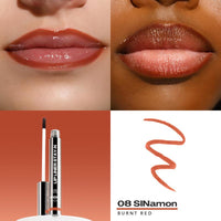 LIP LINER STAY-N - Peel-Off Lip Liner Stain - All Day & Night Lipliner with Hyaluronic Acid & Vitamin E - Long Lasting Formula - 0.12 Fl Oz / 3.5 Ml