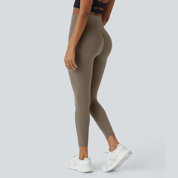 Halara Women'S Ultrasculpt Socinched High Waisted Scrunch Butt Lifting Tummy Control Side Pocket Training Leggings No Front Crotch Seam #Novatopfinds #Rushready2025 #Fall #Fallfasion