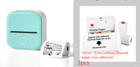 Portable Mini Thermal Label Printer Home Photo Printer Student Wrong Question Printer Bluetooth-Compatible Mini Label Printer Price Tag